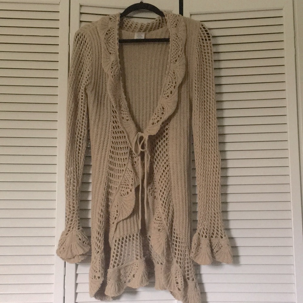No boundaries knit wrap cardigan for women
